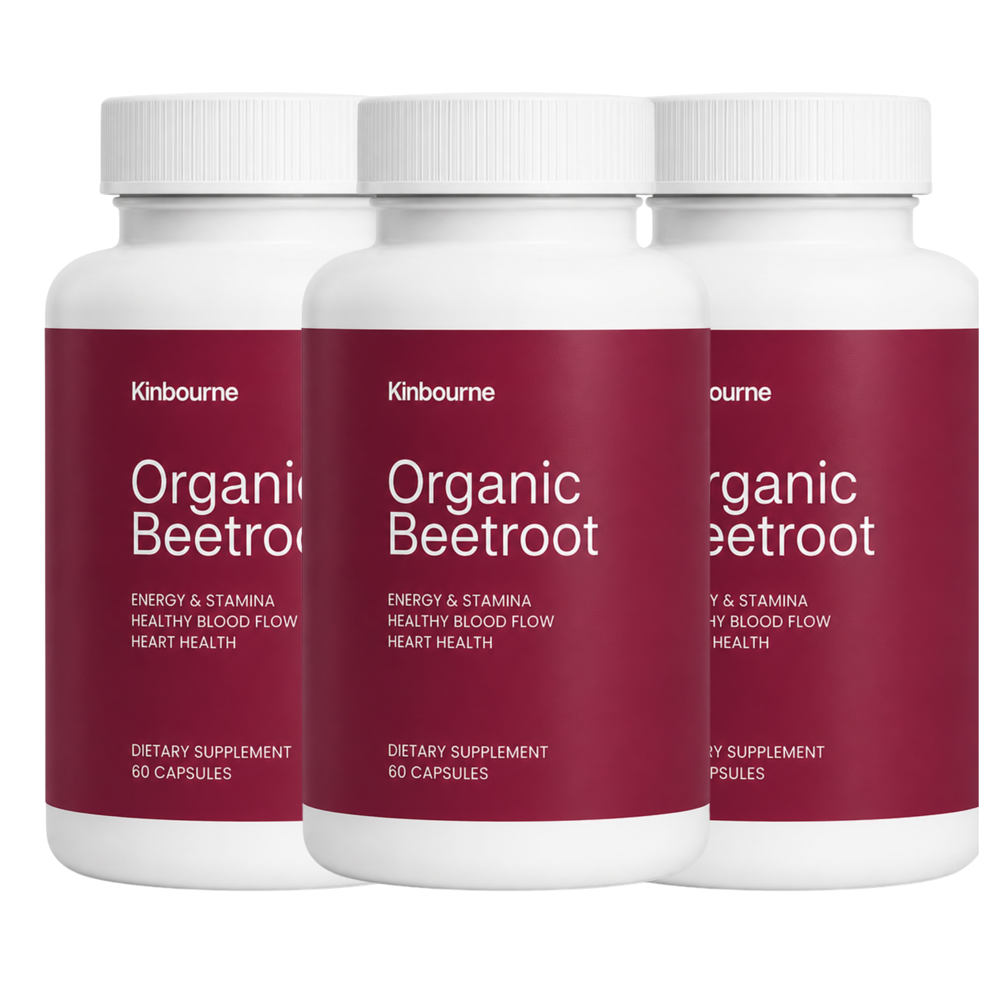 Kinbourne Beetroot Capsules bottles